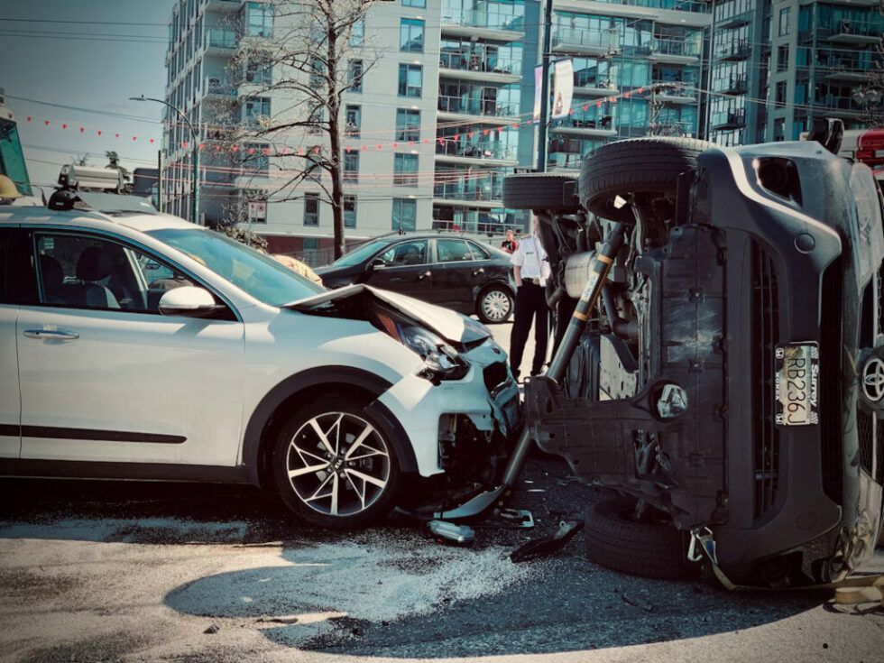 Constat après un accident de la route